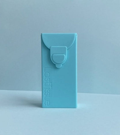 Fazzoletti con custodia pulito/usato in silicone