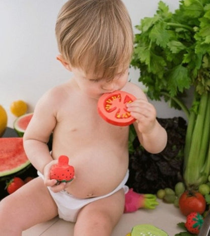 Frutta e verdura massaggiagengive in gomma naturale