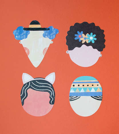 Make New Friends – Kit creativo Londji per inventare facce e ghirlande