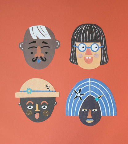 Make New Friends – Kit creativo Londji per inventare facce e ghirlande