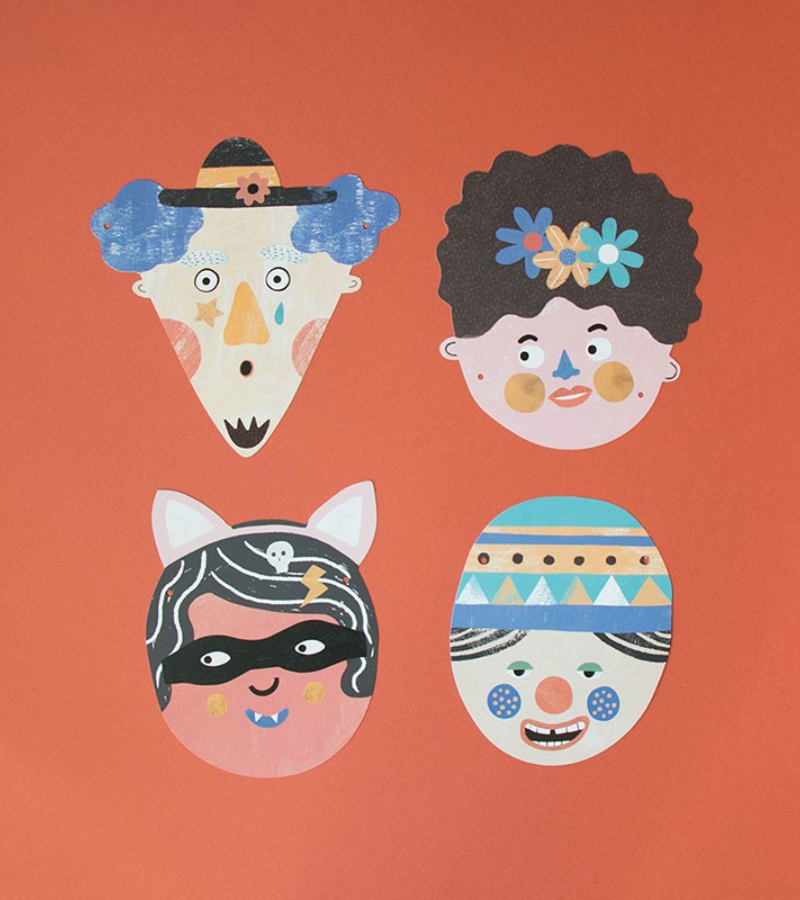 Make New Friends – Kit creativo Londji per inventare facce e ghirlande