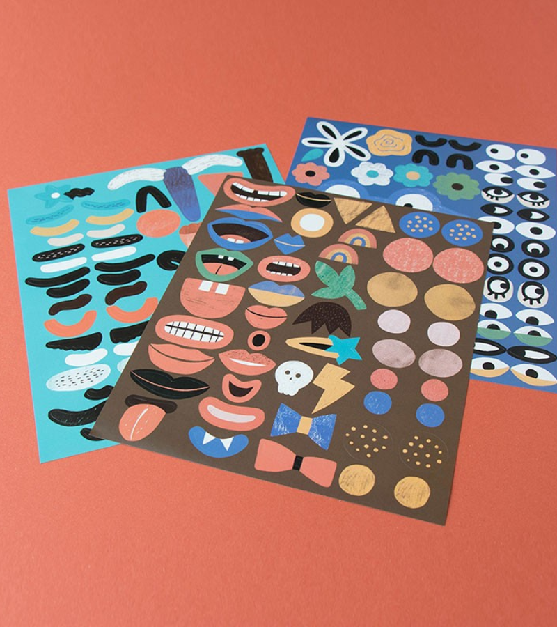 Make New Friends – Kit creativo Londji per inventare facce e ghirlande