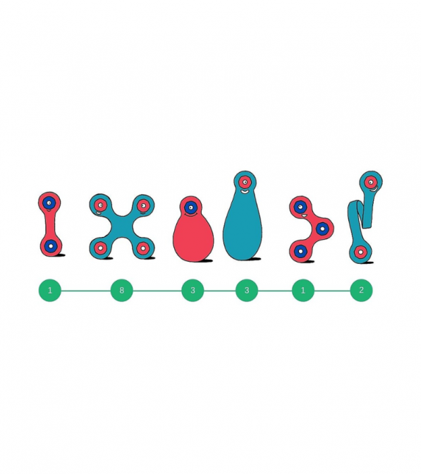 Gioco di costruzione magnetico - Itsy Pack