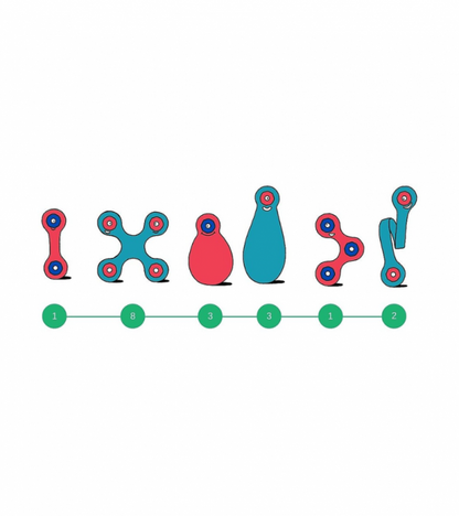 Gioco di costruzione magnetico - Itsy Pack