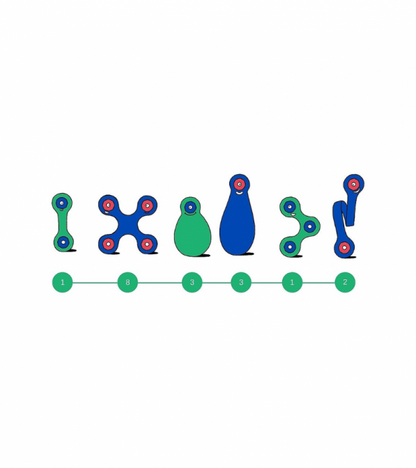 Gioco di costruzione magnetico - Itsy Pack