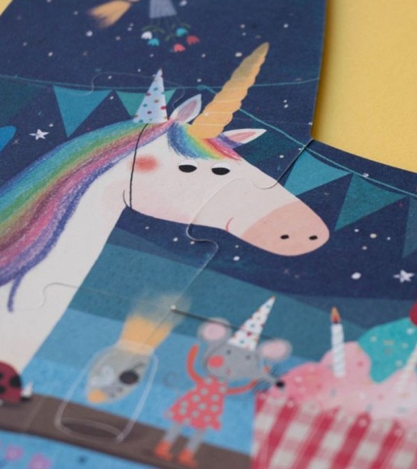 Happy Birthday Unicorn! Puzzle progressivo
