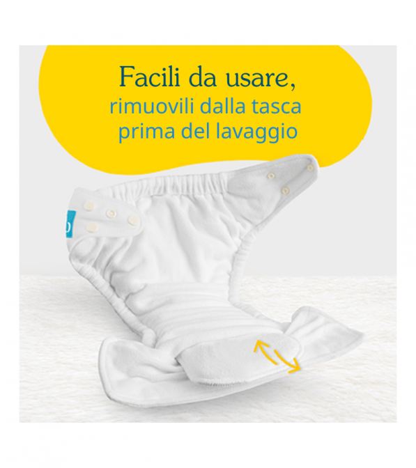 Inserti in Canapa e Cotone Charlie Banana - 3 pz.