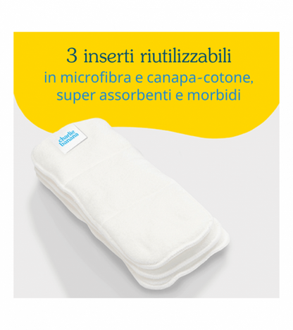 Inserti in Canapa e Cotone Charlie Banana - 3 pz.