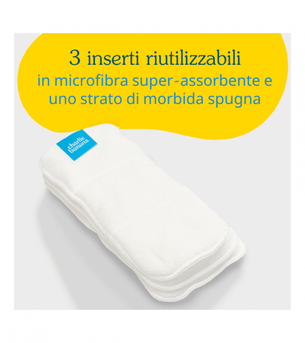Inserti in Microfibra Charlie Banana - 3 pz.