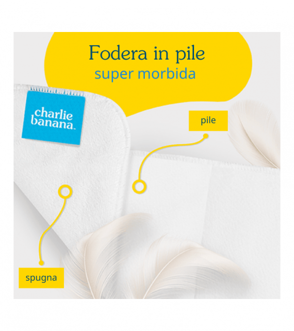 Inserti in Microfibra Charlie Banana - 3 pz.