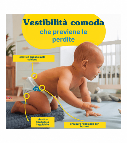 Kit 25 Pannolini Lavabili pocket Charlie Banana