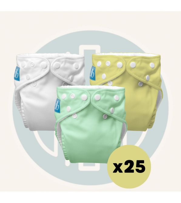 Kit 25 Pannolini Lavabili pocket Charlie Banana