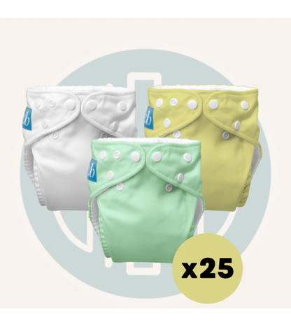 Kit 25 Pannolini Lavabili pocket Charlie Banana