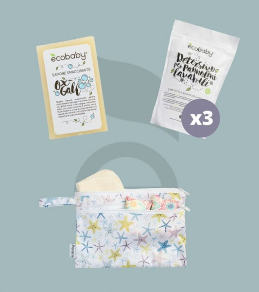 Kit lavaggio per assorbenti lavabili