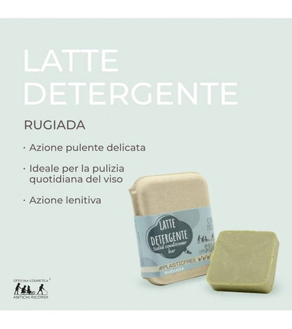 Latte detergente solido per pelli impure o sensibili