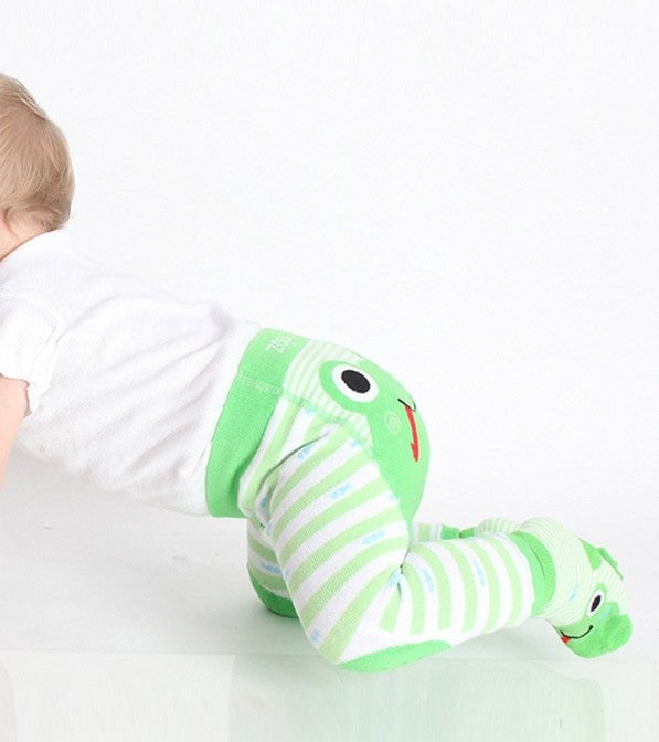 Leggings Zoocchini con calzini antiscivolo abbinati - 12/18 mesi