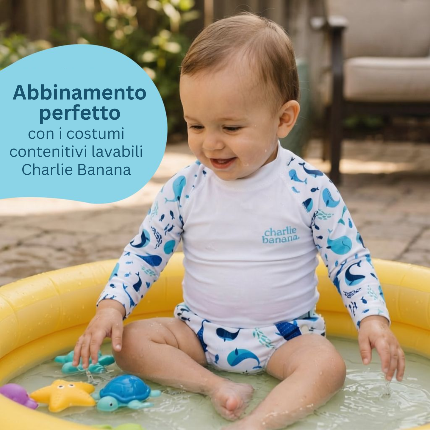 Maglia Protezione UV UPF50+ -  S (12-18 mesi)