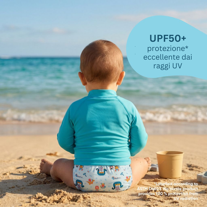 Maglia Protezione UV UPF50+ -  S (12-18 mesi)