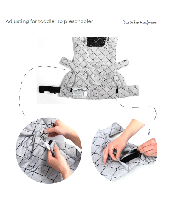 Marsupio Ergonomico Regolabile ISara The One Standard + Toddler