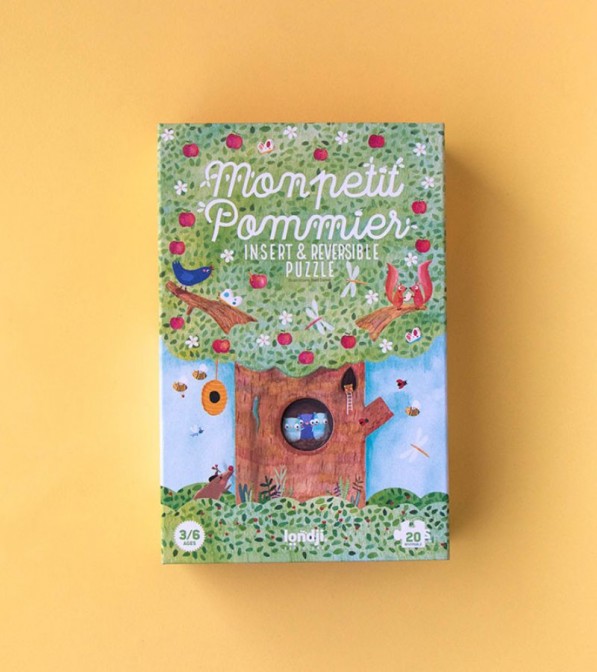 Mon petite pommier puzzle reversibile con incastri