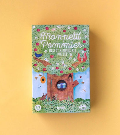 Mon petite pommier puzzle reversibile con incastri