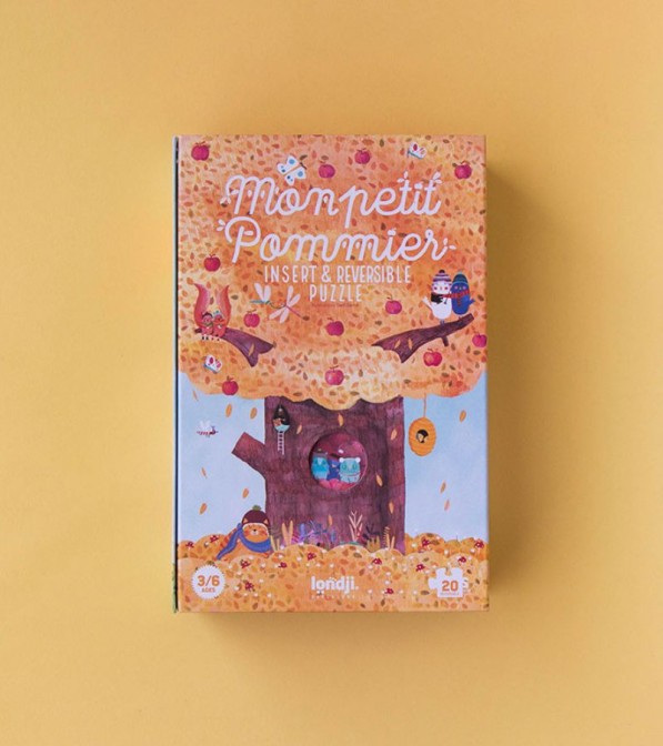 Mon petite pommier puzzle reversibile con incastri
