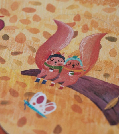 Mon petite pommier puzzle reversibile con incastri