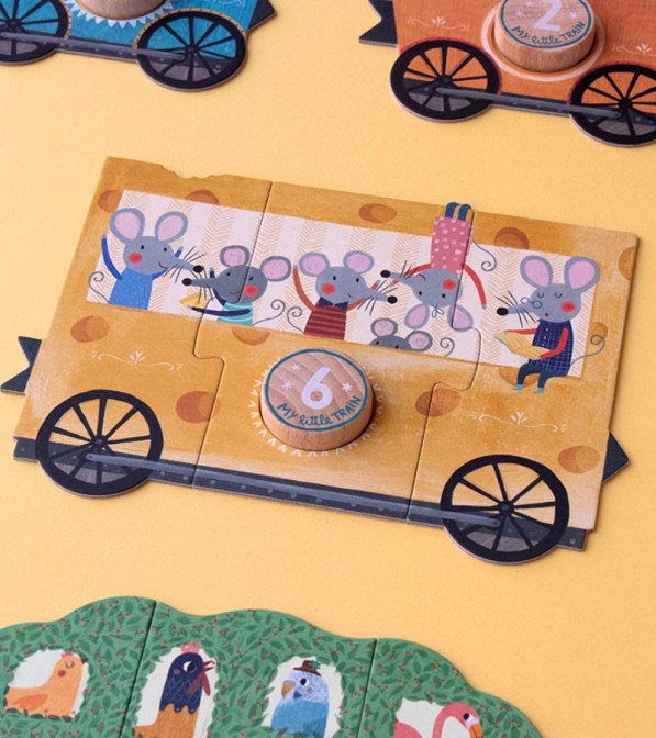 My Little Train puzzle progressivo