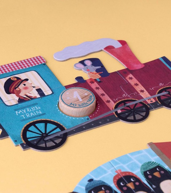 My Little Train puzzle progressivo