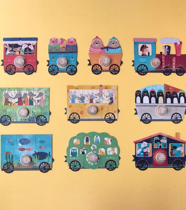 My Little Train puzzle progressivo