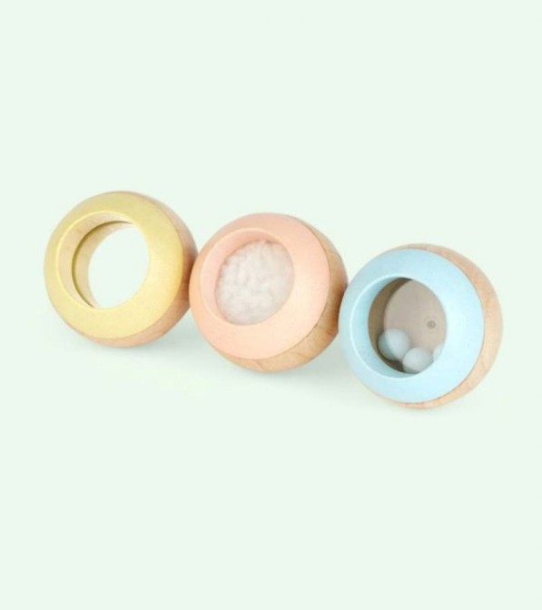 Palline sensoriali in legno