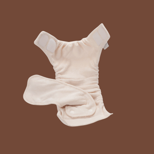 Pannolino lavabile fitted in spugna di bamboo - TAGLIA 2 (10-20 kg)