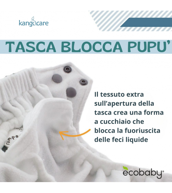Pannolino lavabile pocket Rumparooz G3 AWJ