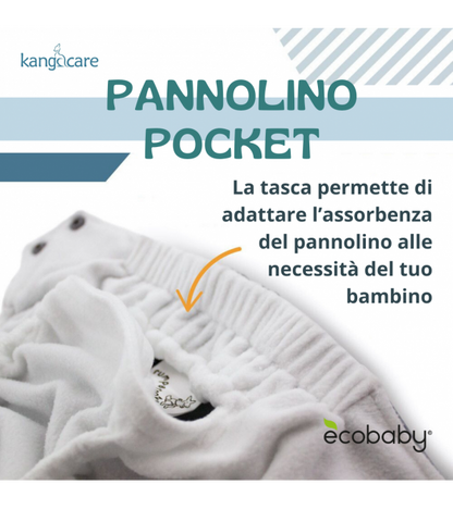 Pannolino lavabile pocket Rumparooz G3 AWJ
