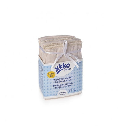 Pannolino lavabile Prefold Kikko Organic - 6 pz.