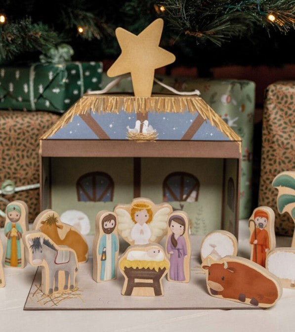 Presepe in legno