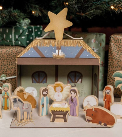 Presepe in legno