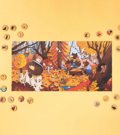 Puzzle 2 in 1 assembla e osserva