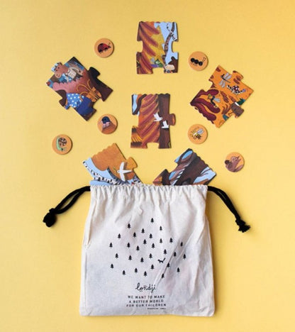 Puzzle 2 in 1 assembla e osserva