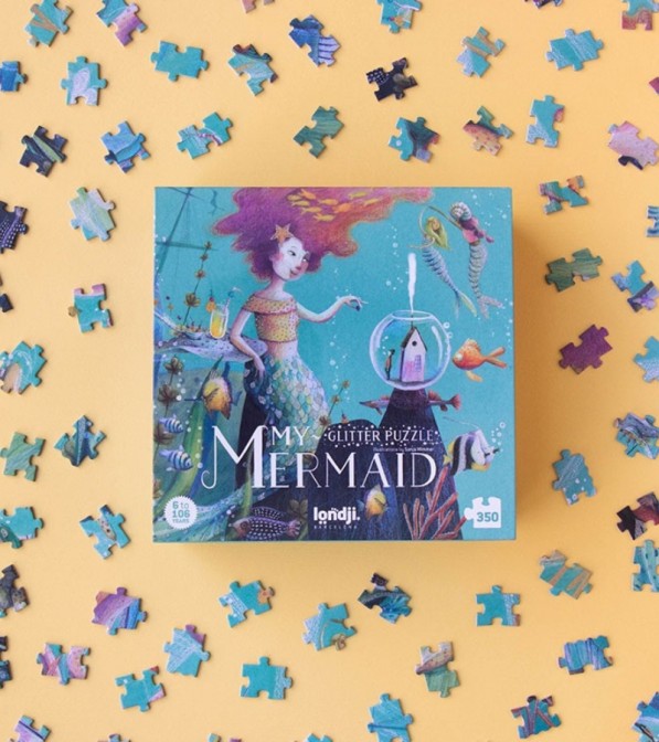 Puzzle glitterato 350 pezzi My Mermaid