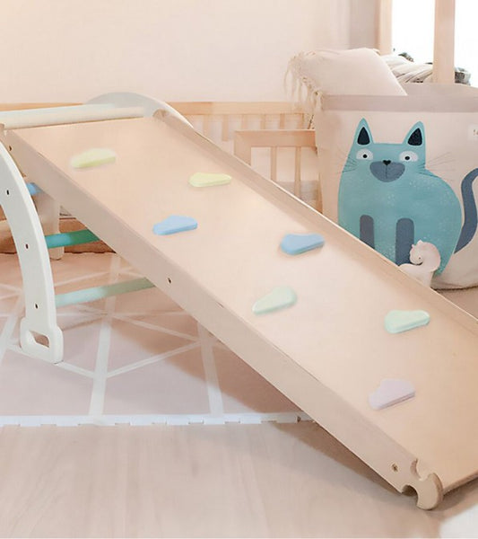 Rampa e Scivolo montessoriano Rainbow 2 in 1