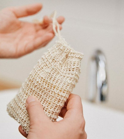 Sacchetto-spugna in Sisal per saponetta