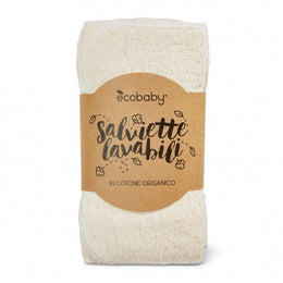 Salviette lavabili in spugna di cotone organico