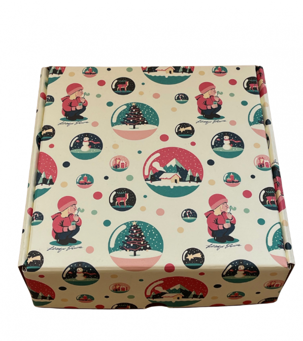 Scatola regalo reversibile e riutilizzabile
