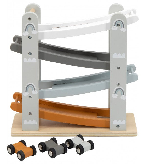 Scivolo per macchinine in legno