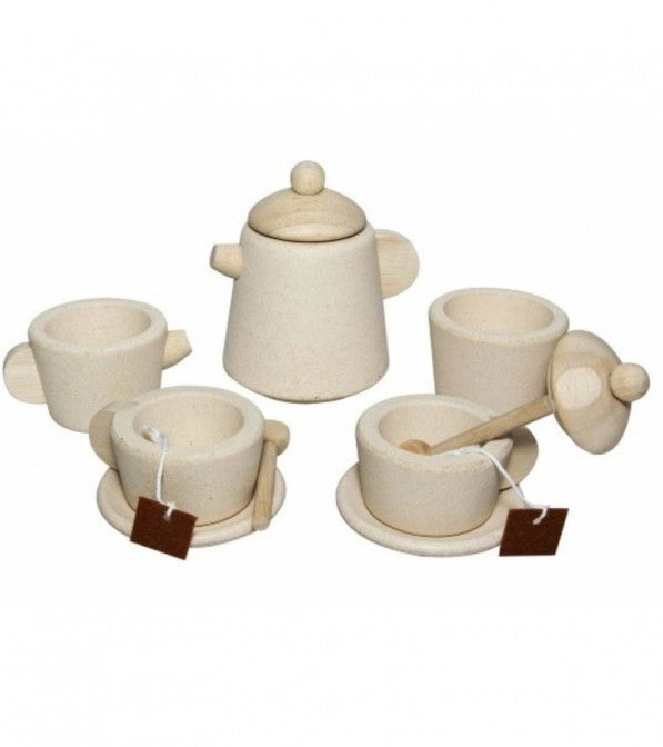 Set da thè in legno