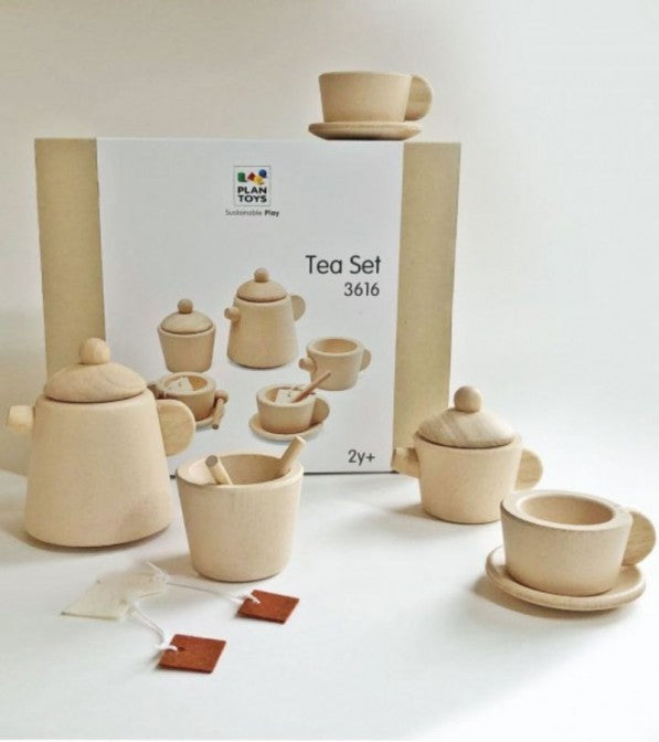 Set da thè in legno