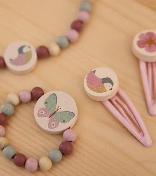 Set Gioielli e Mollette in legno