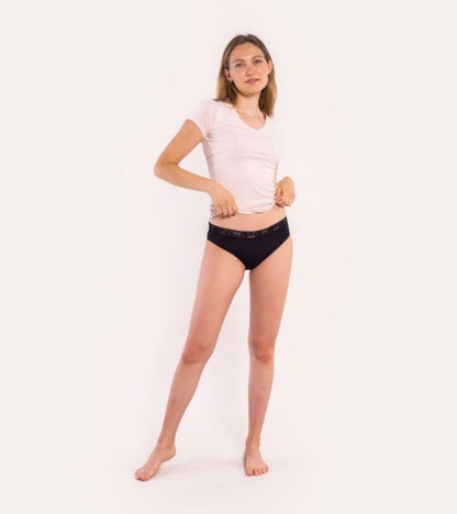 Slip assorbente in cotone organico Classic