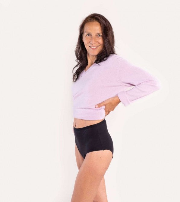 Slip donna a vita alta per incontinenza